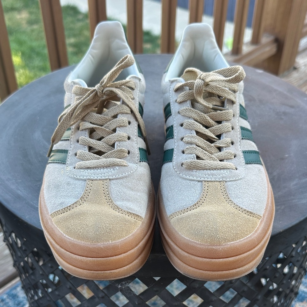 adidas Tan and Green Men's Sneakers